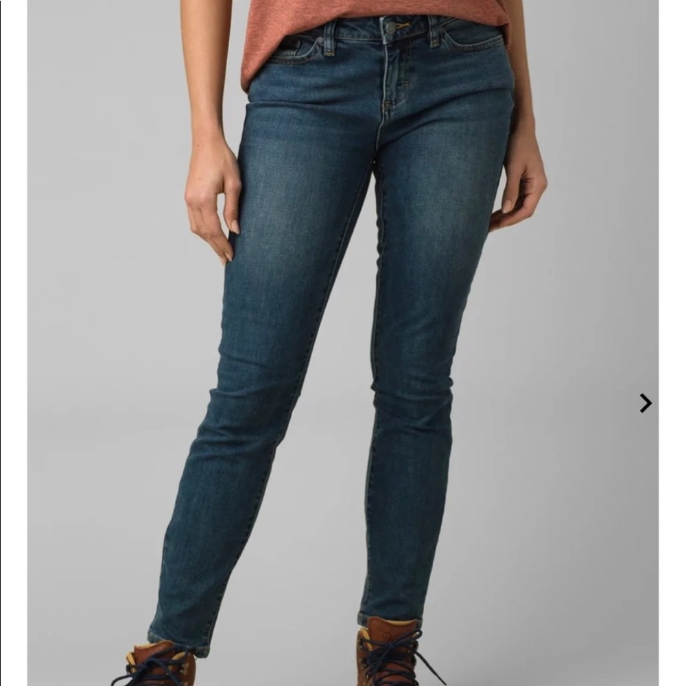 PrAna Mid Rise Skinny Leg London Jeans